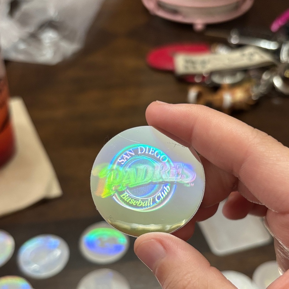 MLB San Diego Padres Holographic sticker - Multicolor